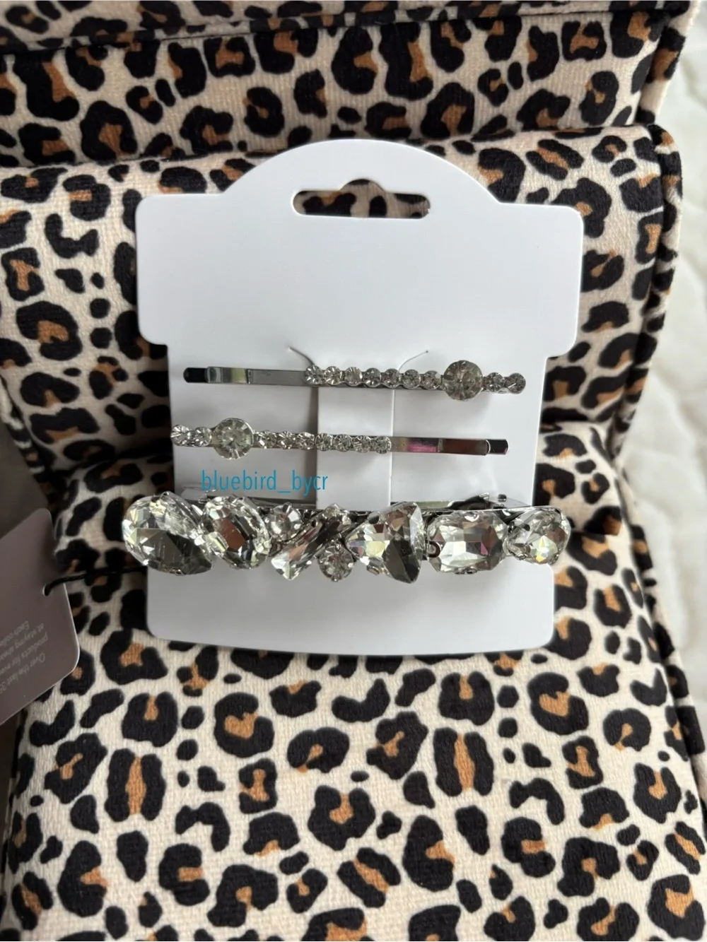Crystal Accent Hair Clip Set